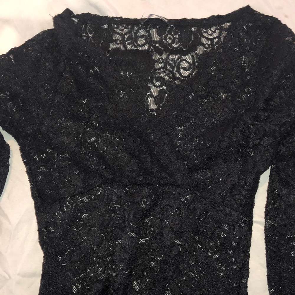 Fashion Nova (XS) Lace Bodysuit